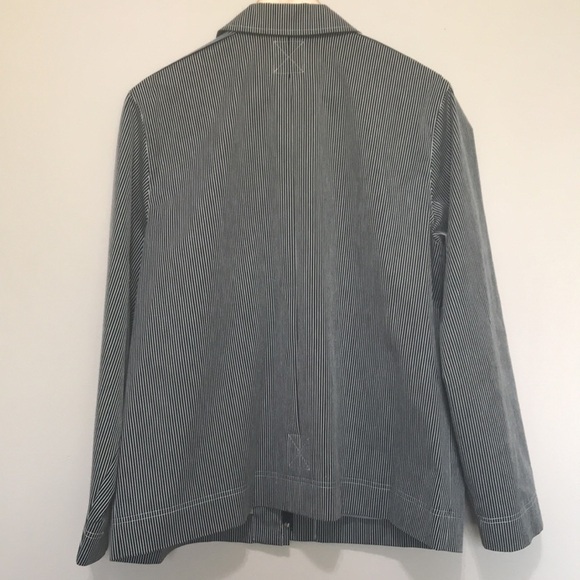 SAG Harbor Sport striped zip up jacket 18 - Picture 5 of 9